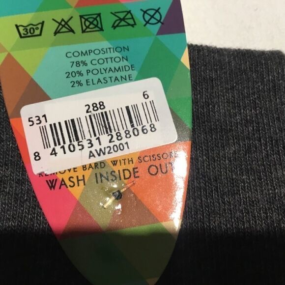 SALE. BUT 5/$10 and save.   NWT Girls Knee Socks Size 6 Grey - Picture 5 of 5